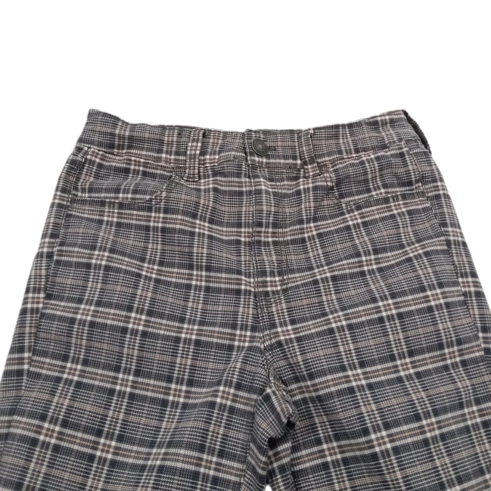 ❤️American Eagle Plaid Super Stretch Pants Trousers Size 6 - Picture 2 of 9
